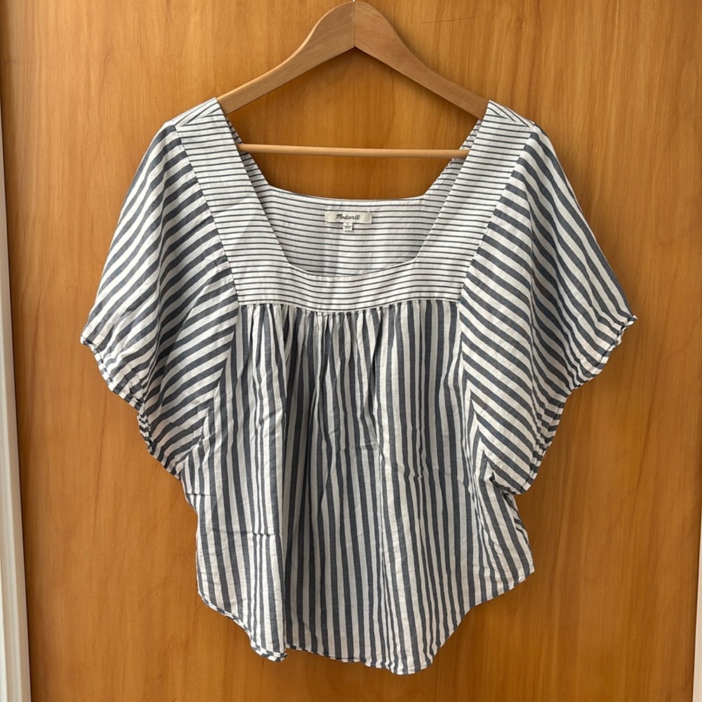 Madewell - Butterfly Top in Stripe Play